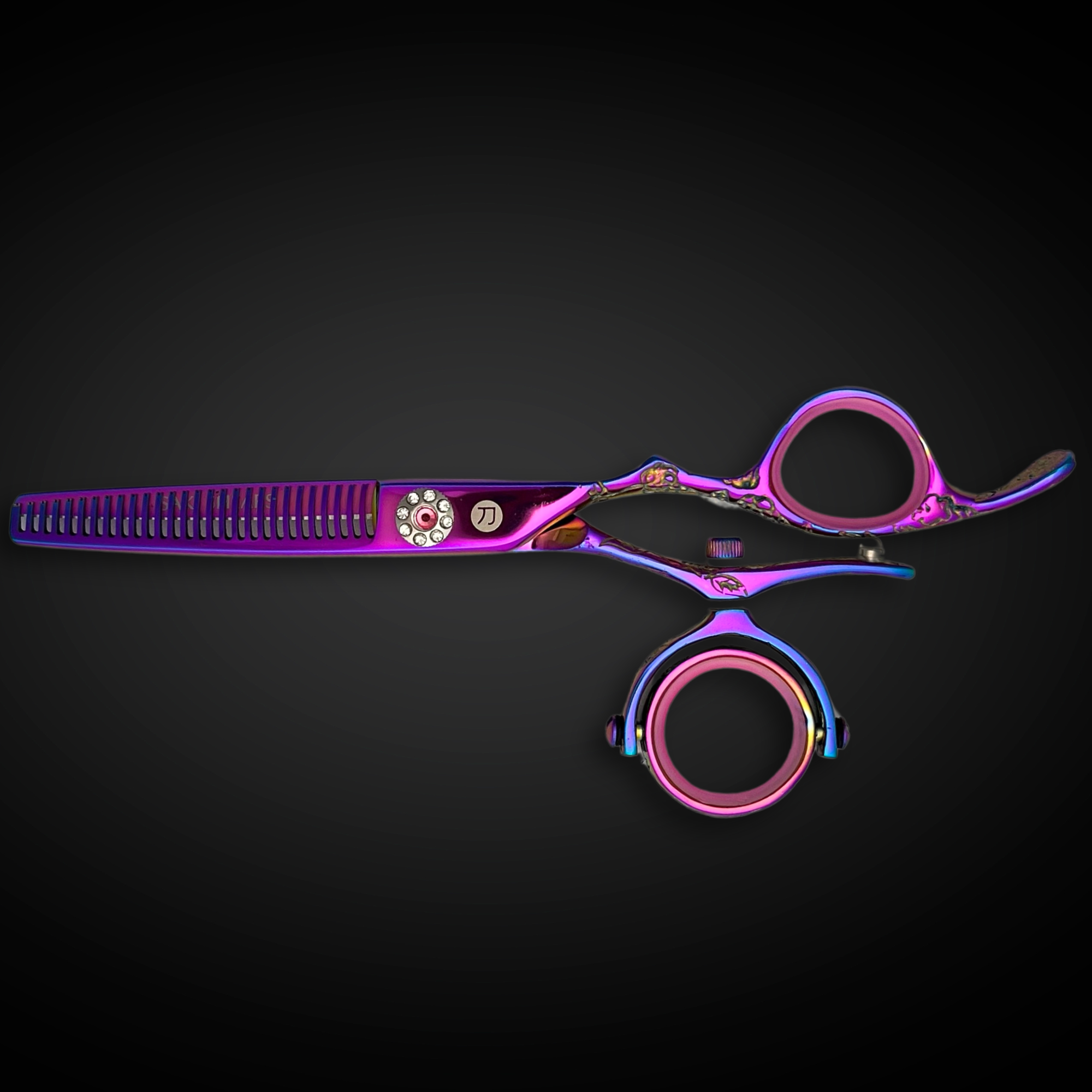 Swivel Kohana Pink Hair Shears Set (Hair Cutting and Thinning Shears) - Open Box