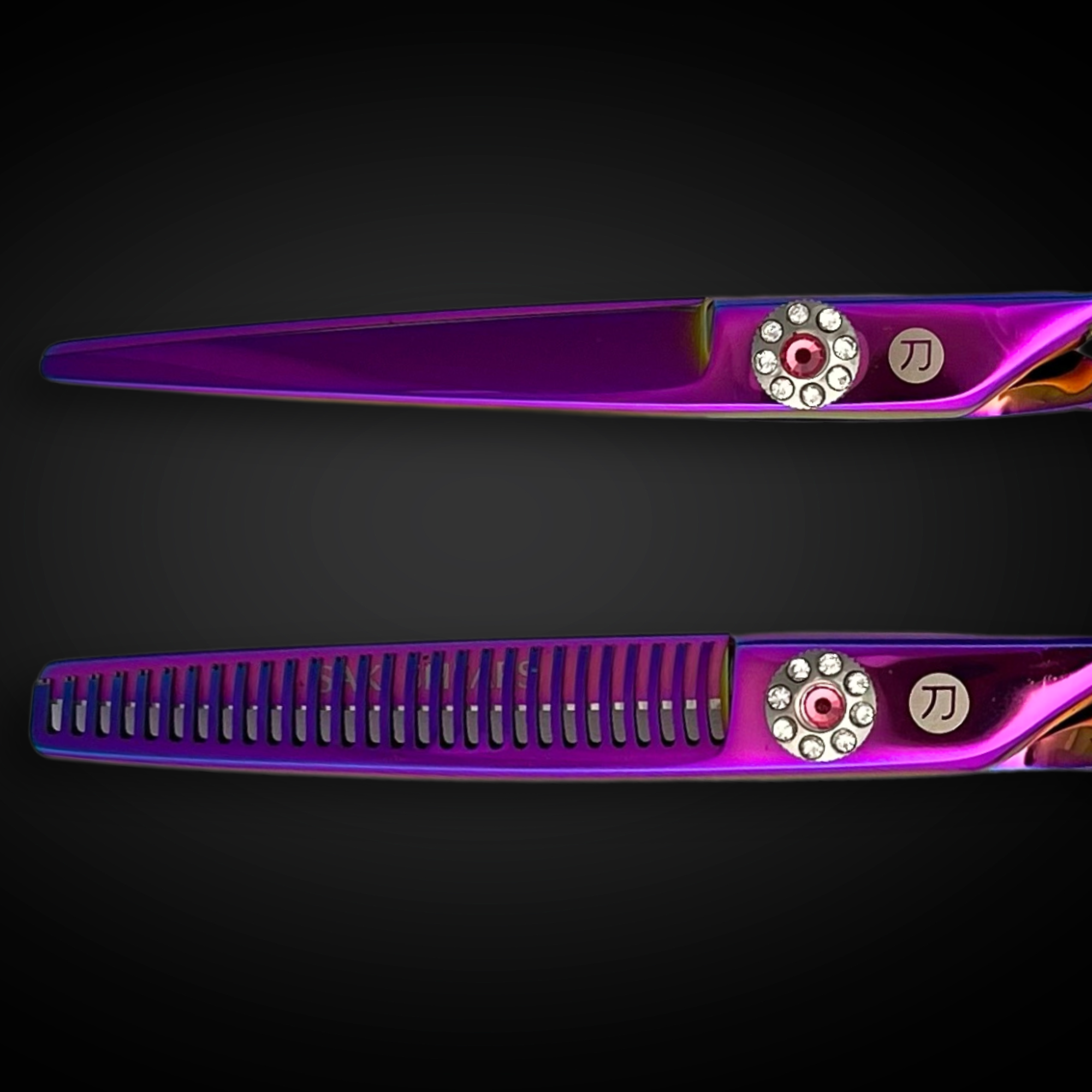 Swivel Kohana Pink Hair Shears Set (Hair Cutting and Thinning Shears) - Open Box