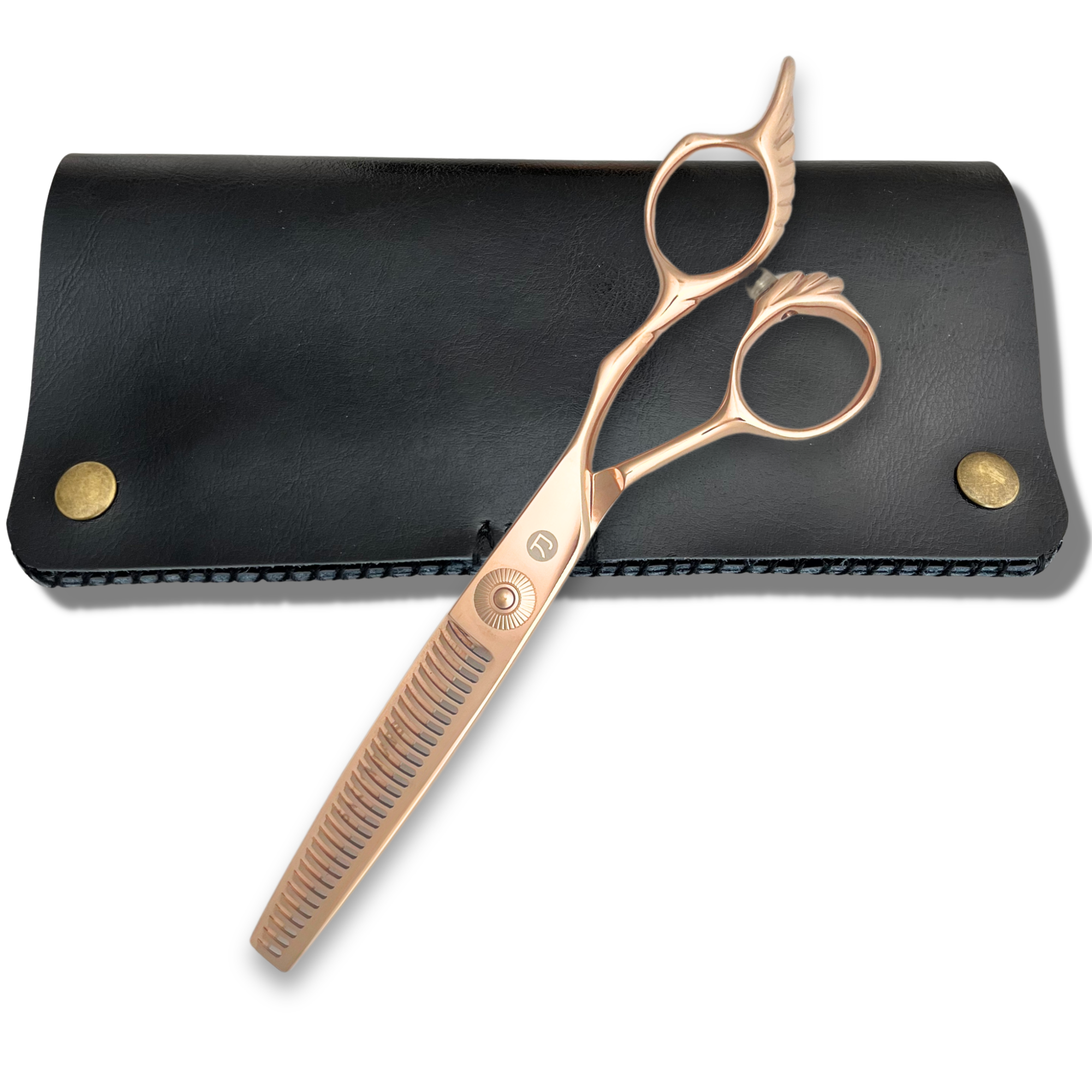 Gold Hair Thinning Shears Saki Tsuru - Open Box