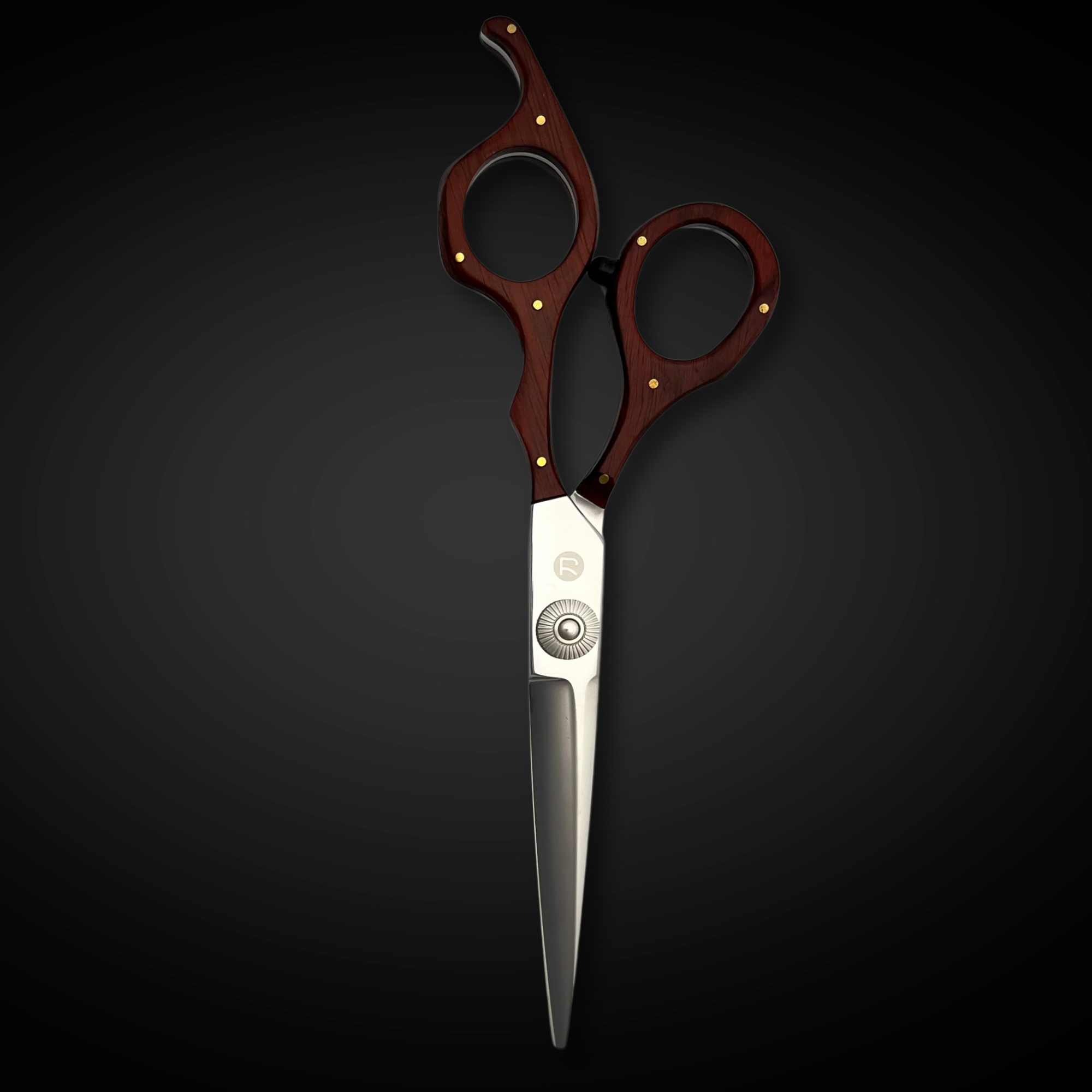 Saki Kigumi Wood and Steel Hair Cutting Shears - Open Box