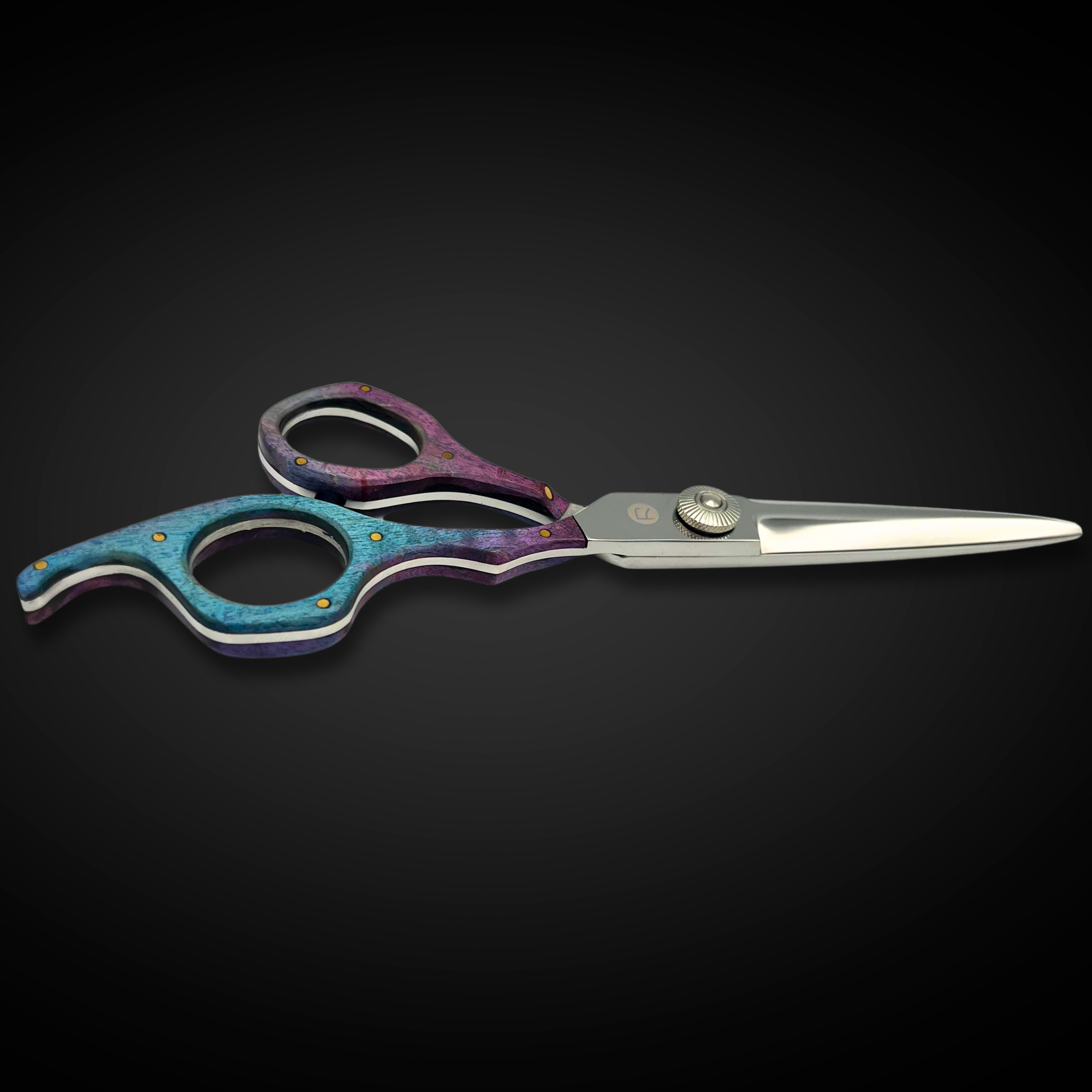 Saki Kigumi Wood and Steel Hair Cutting Shears - Open Box