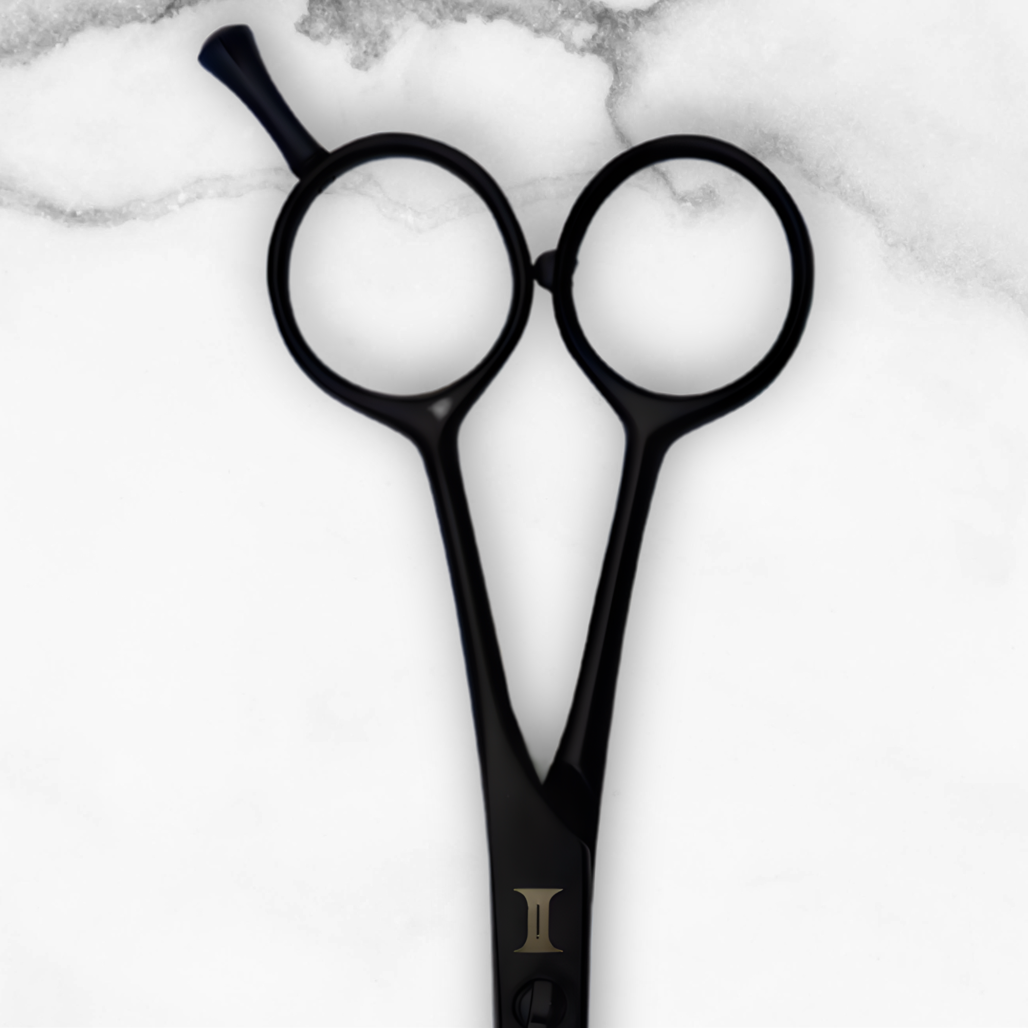 Black Made in Japan Hair Cutting Shears Intelio Steel Yoru