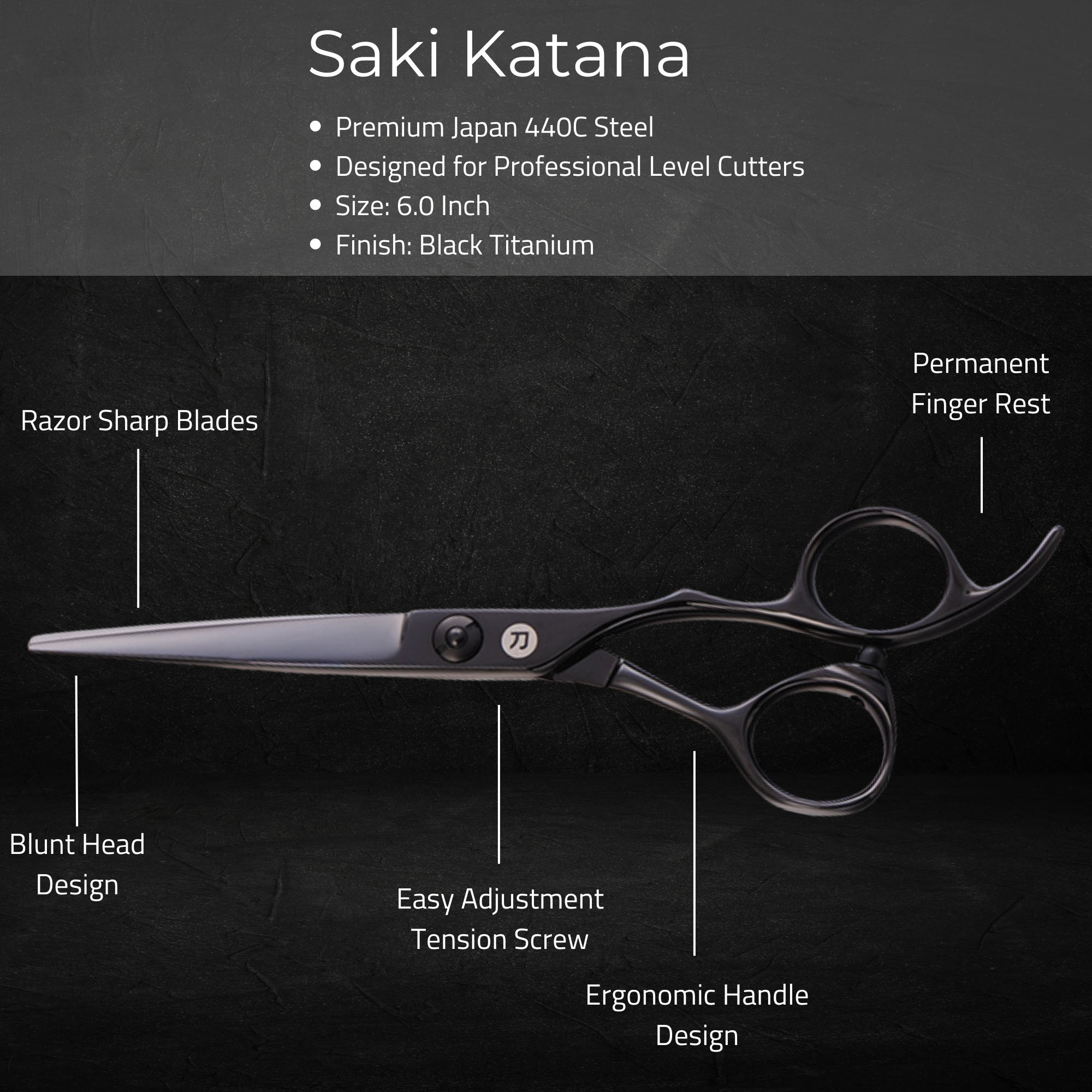 Katana Japanese Hair Cutting Shears/Scissors - Return