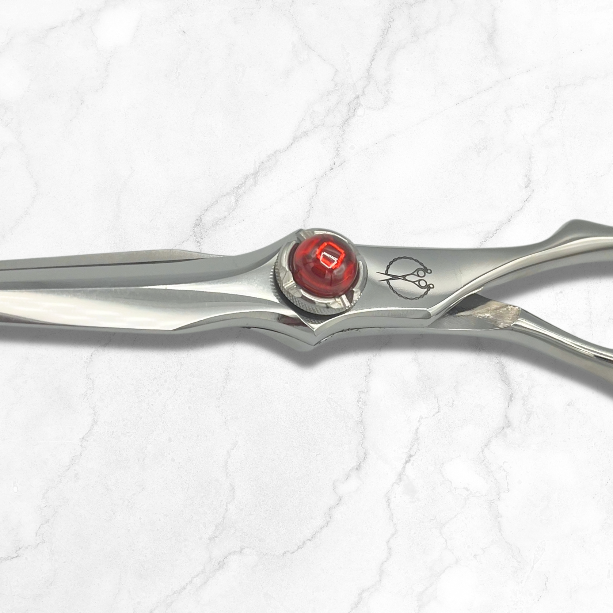 5.5 Inch Steel Hair Cutting Shears Red Moon - Open Box
