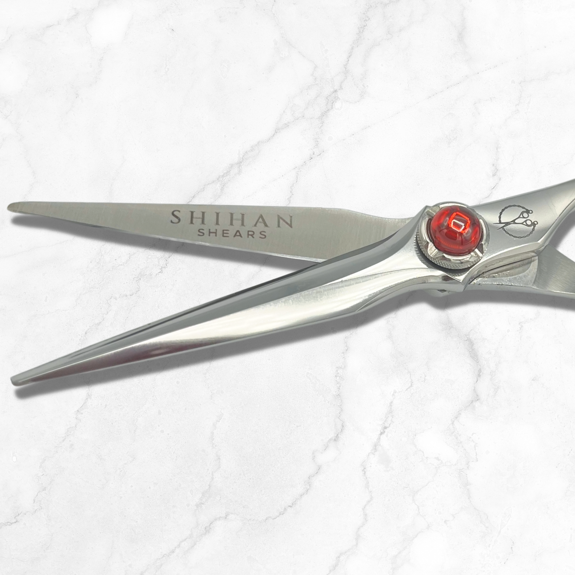 5.5 Inch Steel Hair Shears Set Red Moon - Open Box