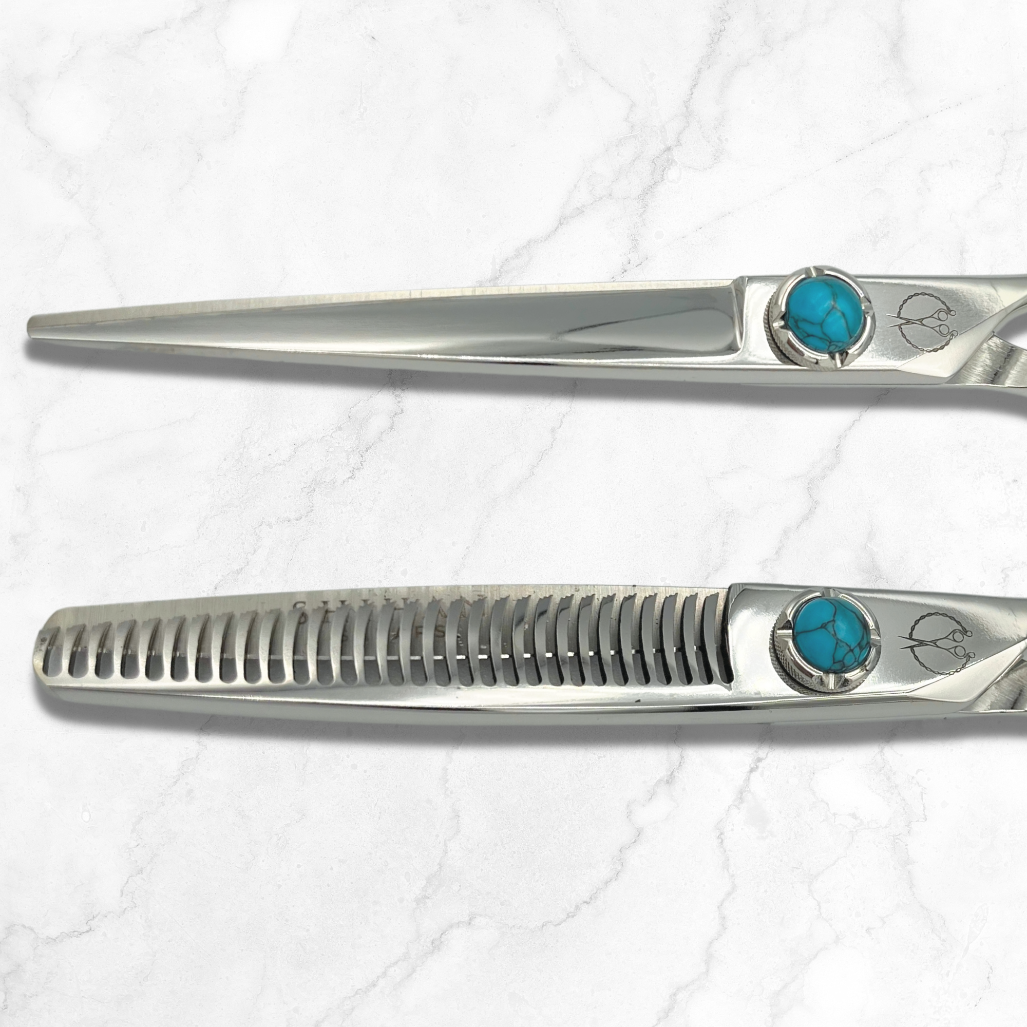 6.0 Inch Steel Hair Shears Set Zen - Open Box