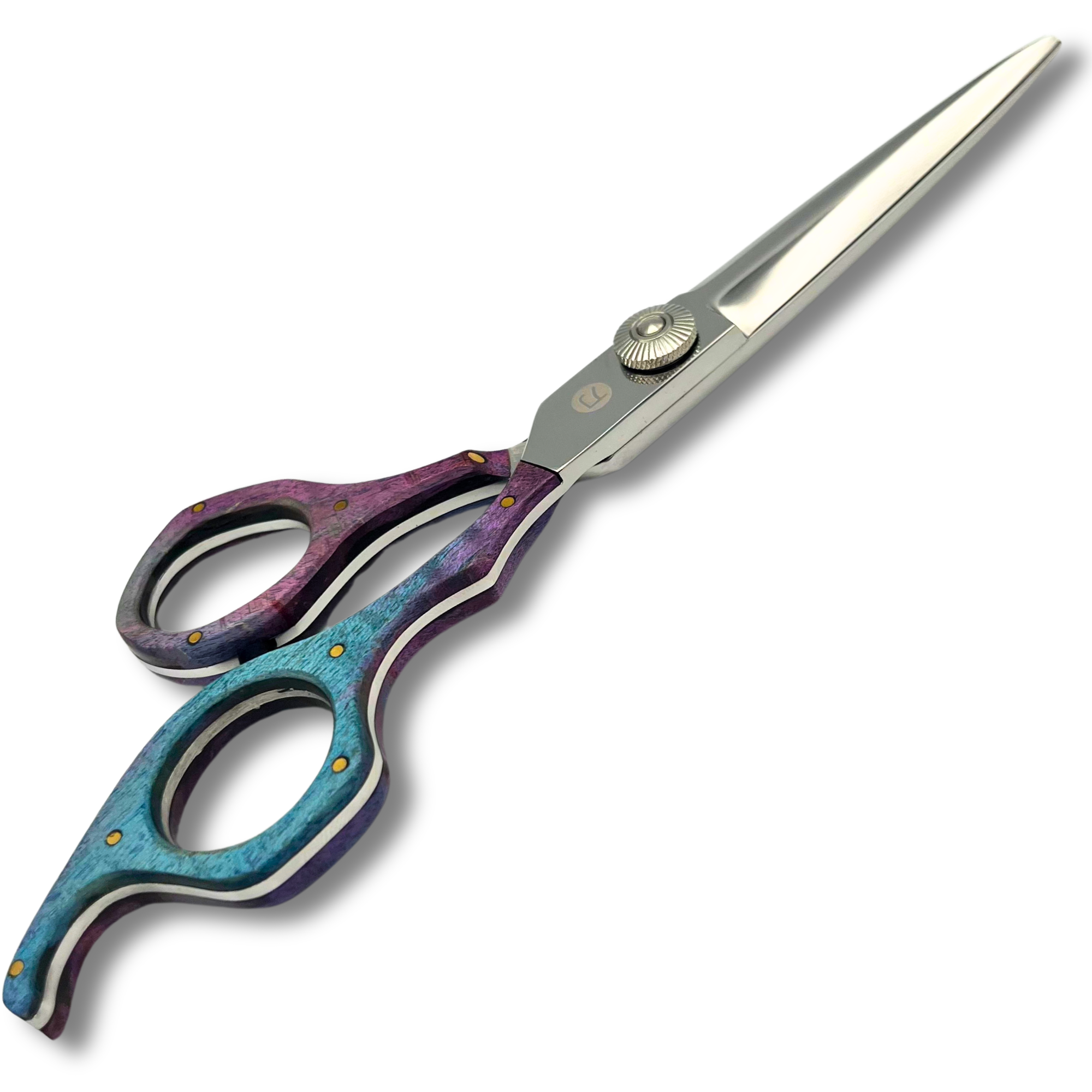 Saki Kigumi Wood and Steel Hair Cutting Shears - Open Box