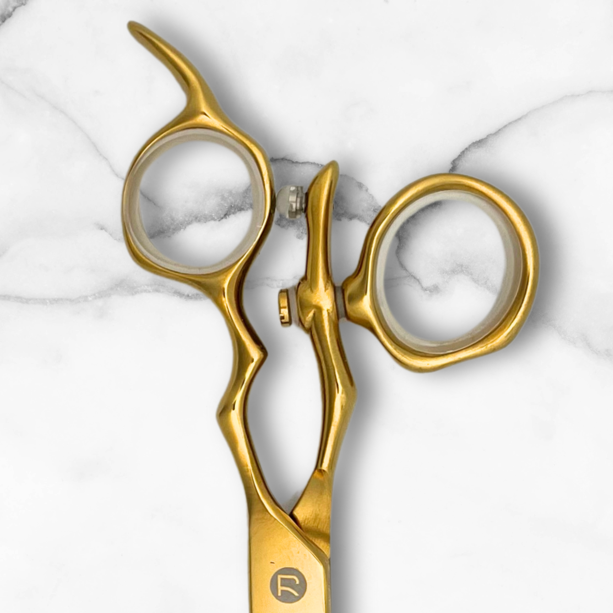 6 Inch Yellow Gold Swivel Hair Shears Set - Open Box