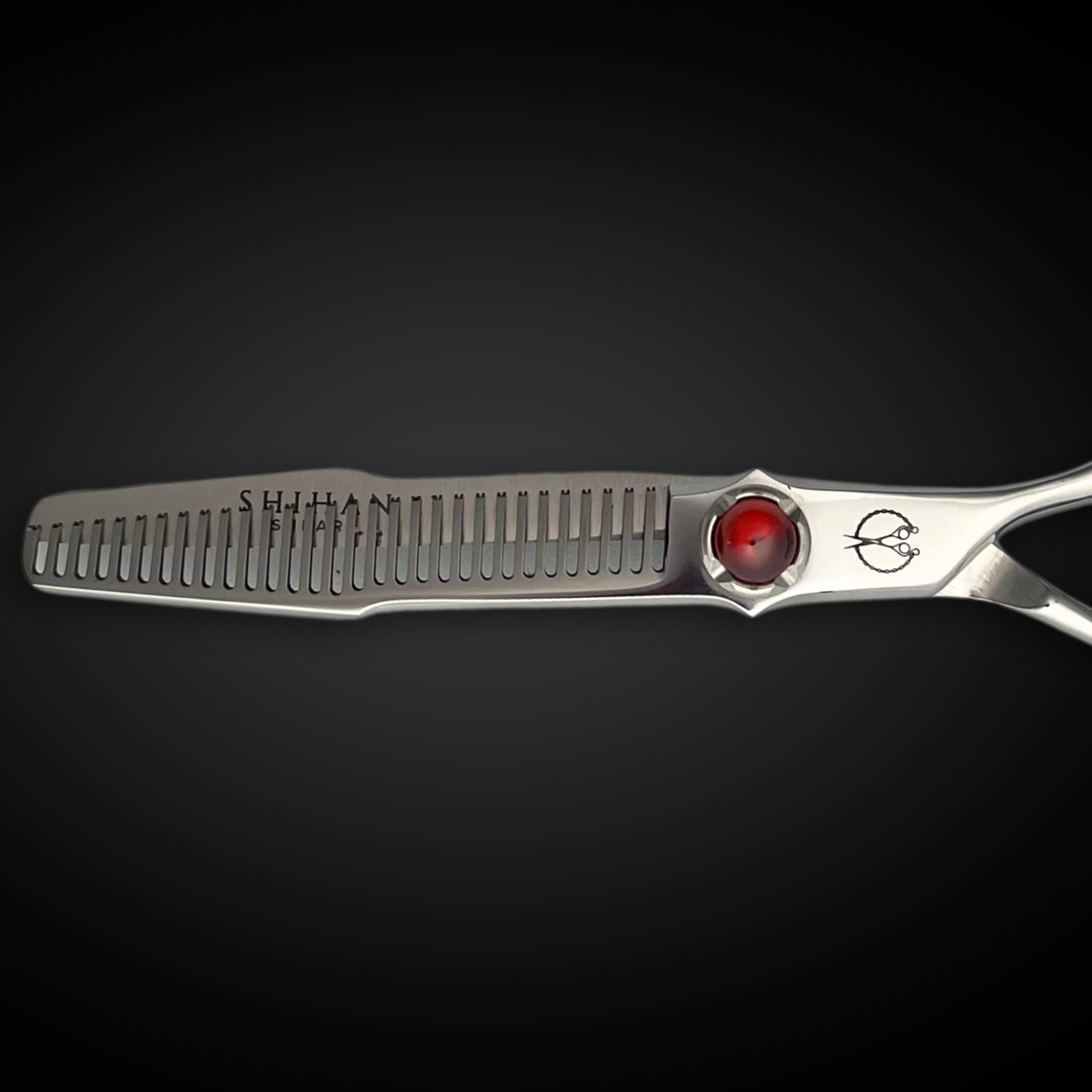 5.5 Inch Steel Hair Thinning Shears Red Moon - Return