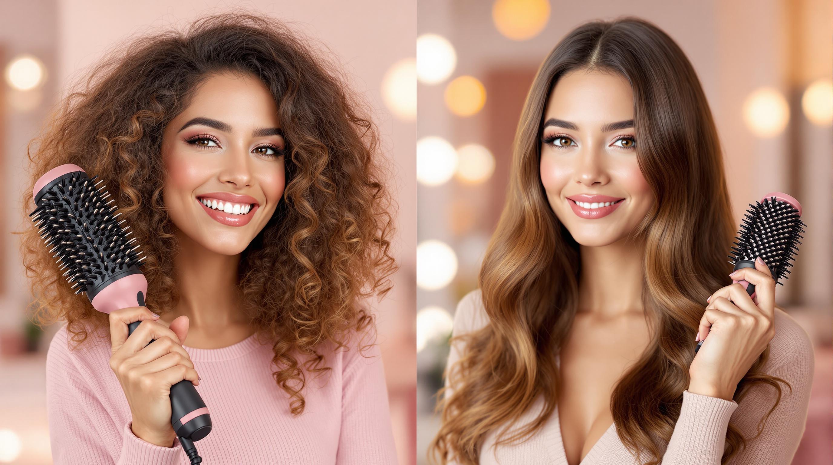 Big Curls or Sleek Strands? The Best Ceramic Round Brush Sizes for Every Style