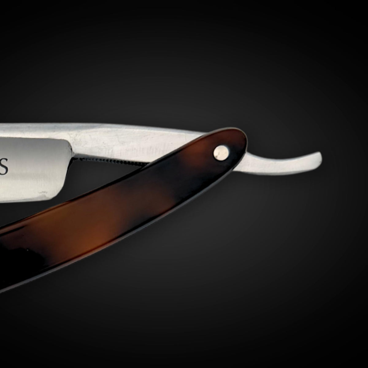 Straight Edge Shave Saki Epoxy Carbon Series - Orange
