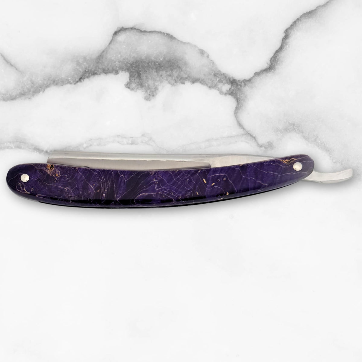 Straight Edge Shave Saki Epoxy Carbon Series - Swirl