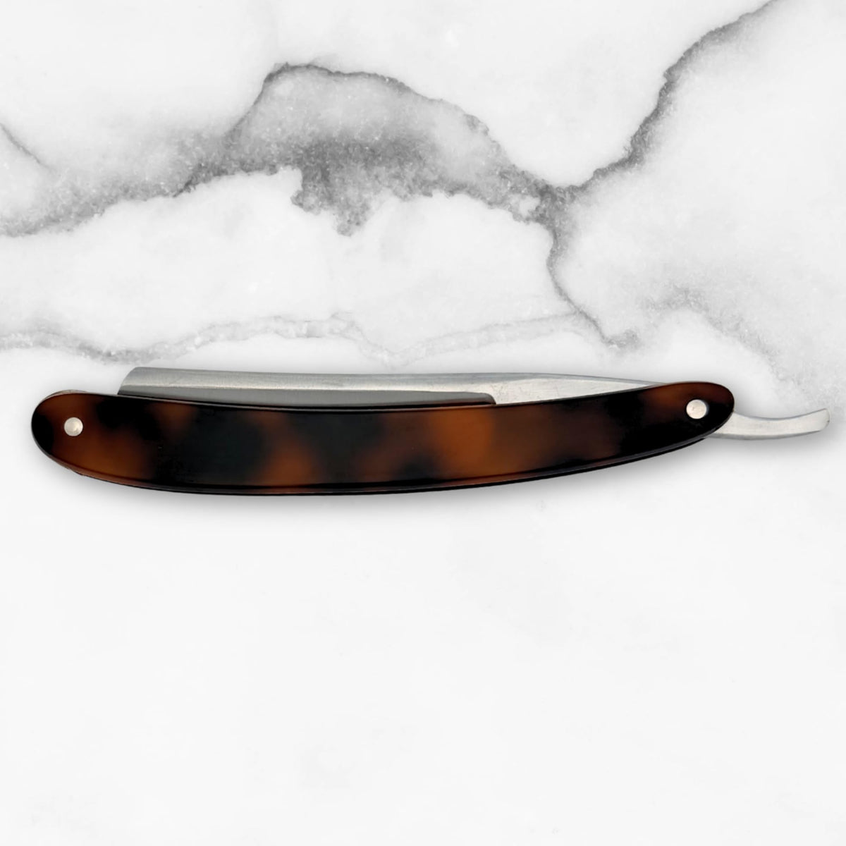 Straight Edge Shave Saki Epoxy Carbon Series - Orange