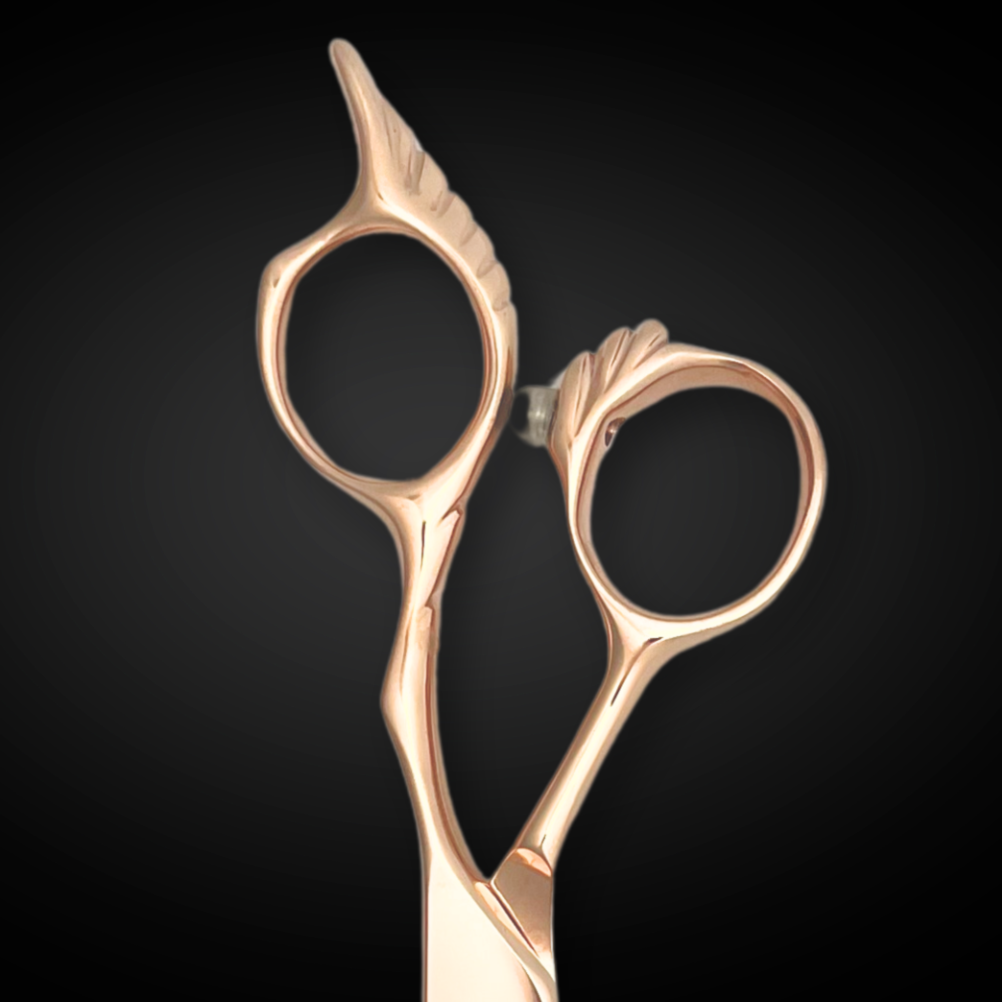 Gold Hair Thinning Shears Saki Tsuru - Open Box