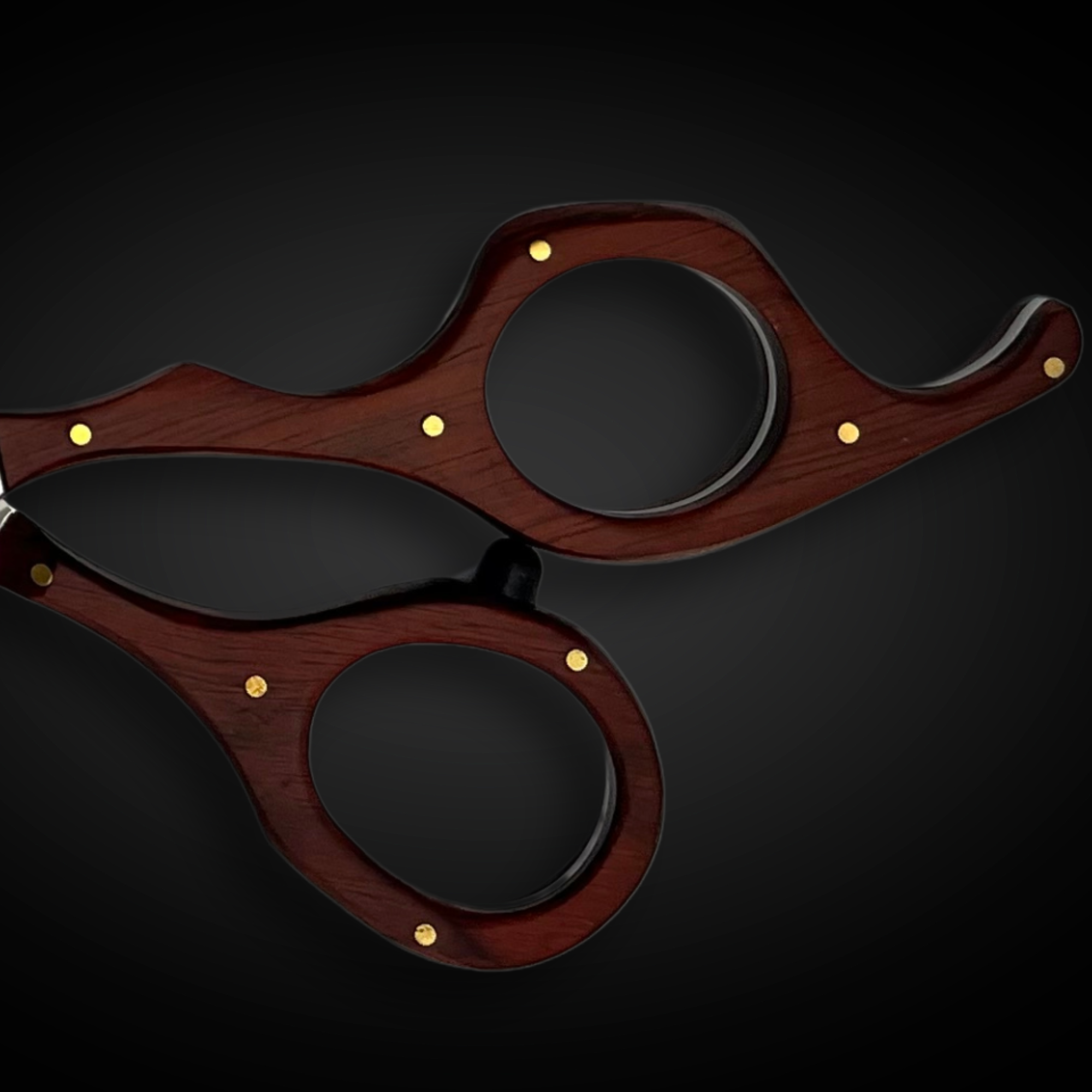 Saki Kigumi Wood and Steel Hair Cutting Shears