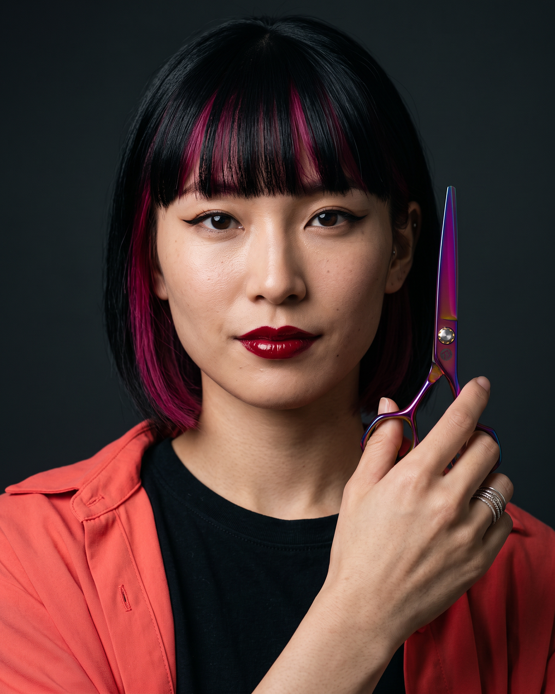 Musashi Pink — Pink Hair Cutting Scissors(Special Promo)