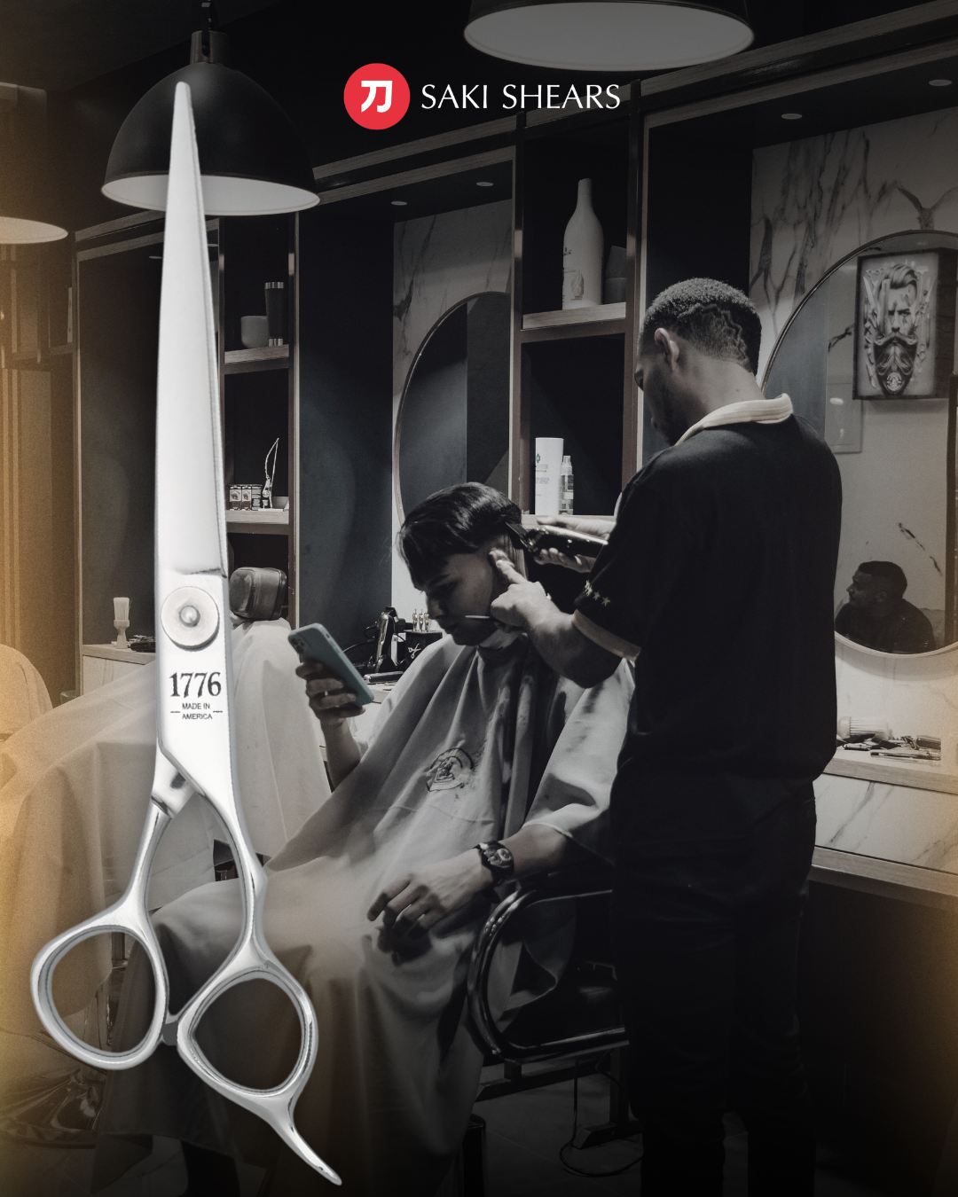 Our Flagship Shears "1776" by Saki Shears - Early Access