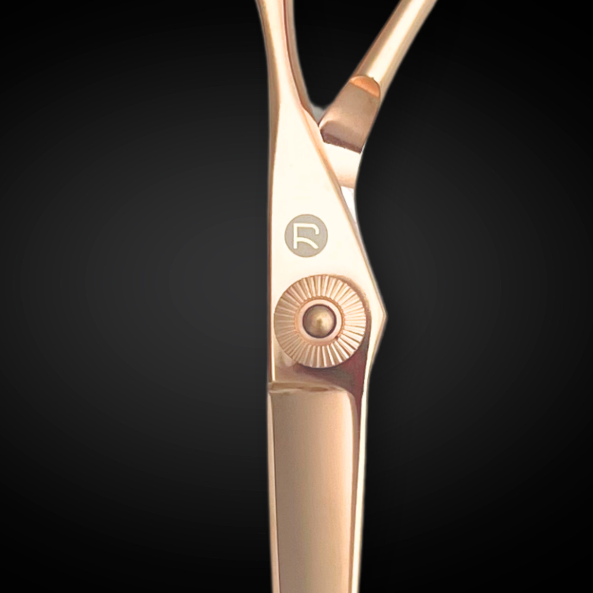 Gold Saki Tsuru Hairdressing Shears Set (Hair Cutting and Thinning Shears) - Open Box