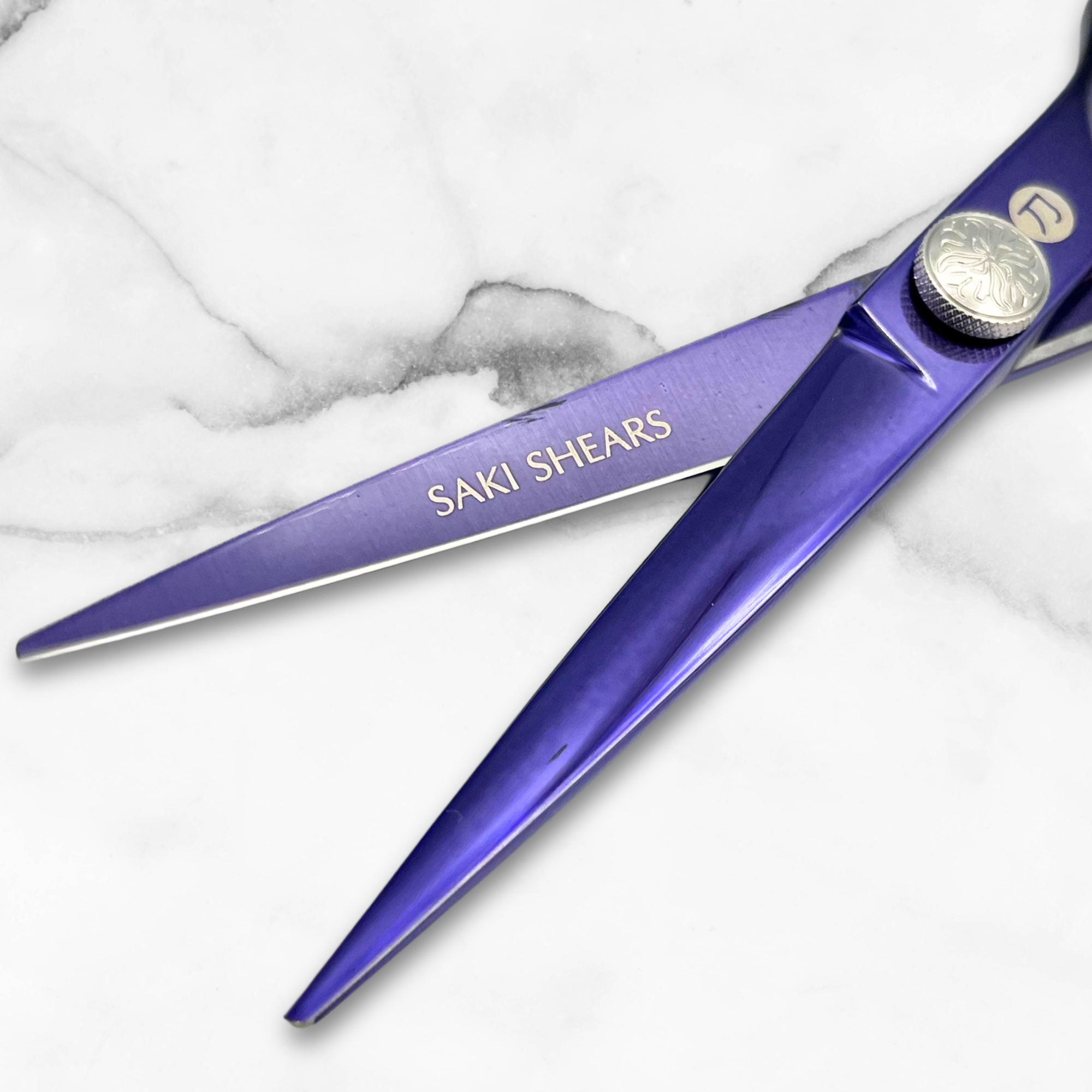 Purple Saki Nebula 6" Hair Cutting Shears/Scissors