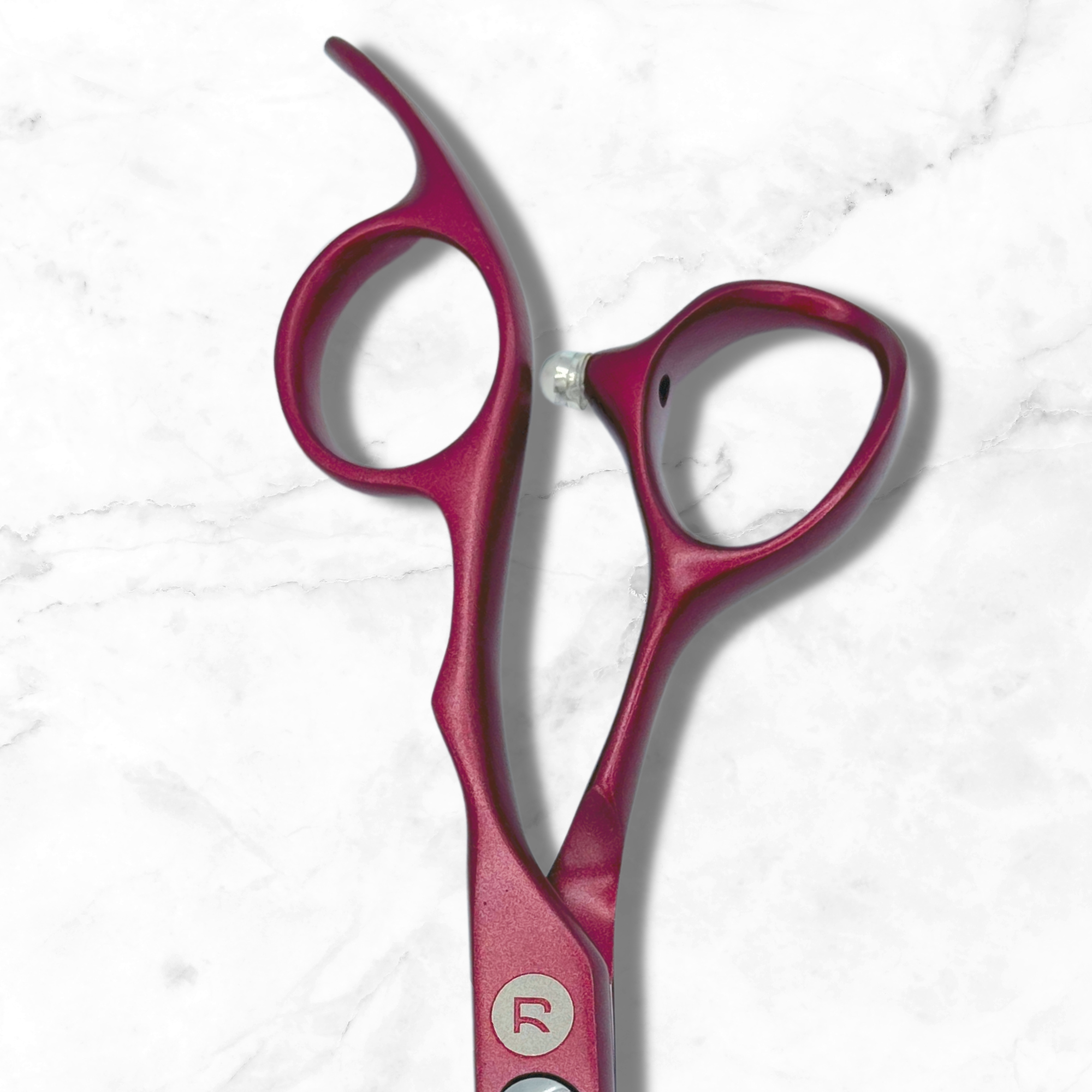 Saki Red Hair Cutting Shears - Open Box