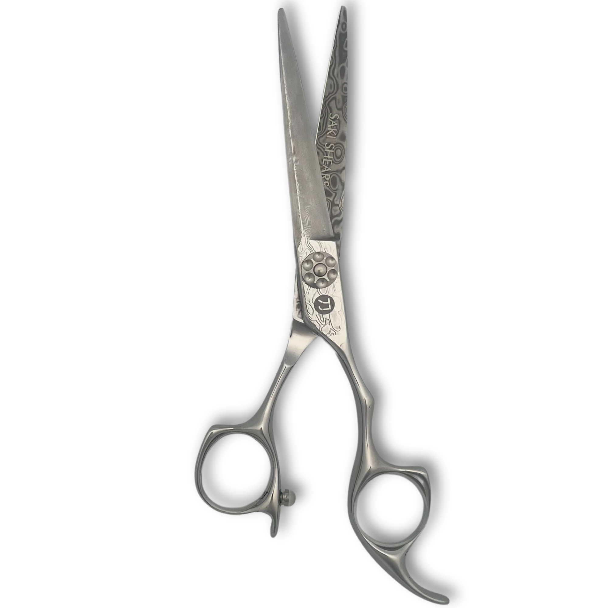 Saki Kanzen Damascus Hair Cutting Shears - Open Box