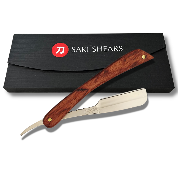 Straight Razor Natural Wood