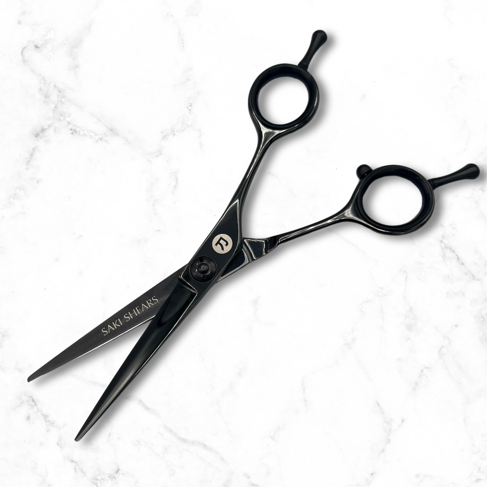 Zero Offset 5.5" Black Hair Cutting Scissors